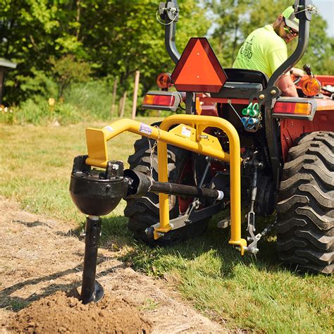 compactable post hole digger|3 point hitch post hole digger.